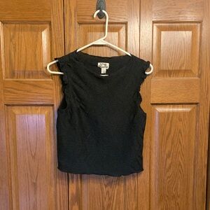 Elegant Black Sleeveless Top